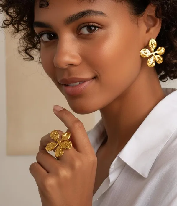 Gold_Stainless_Steel_Alloy_Earrings_For_Women