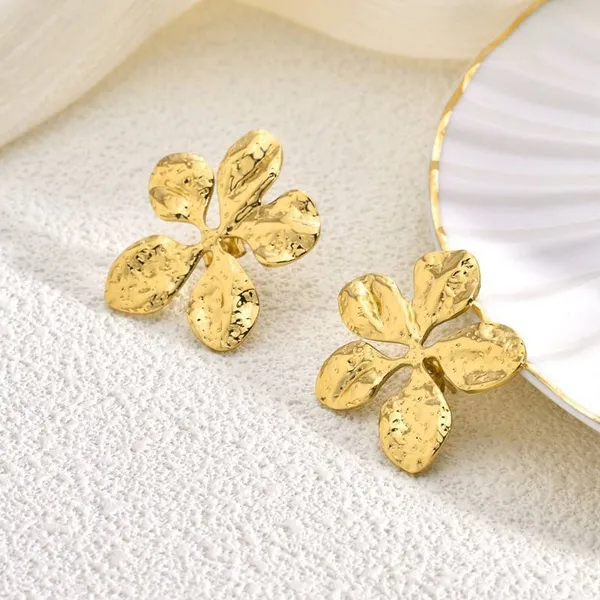 Gold_Stainless_Steel_Alloy_Earrings_For_Women