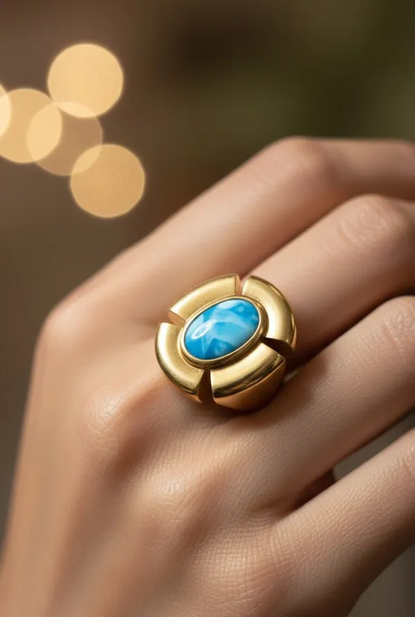 Gold_Stainless_Steel_Alloy_Ring_For_Women