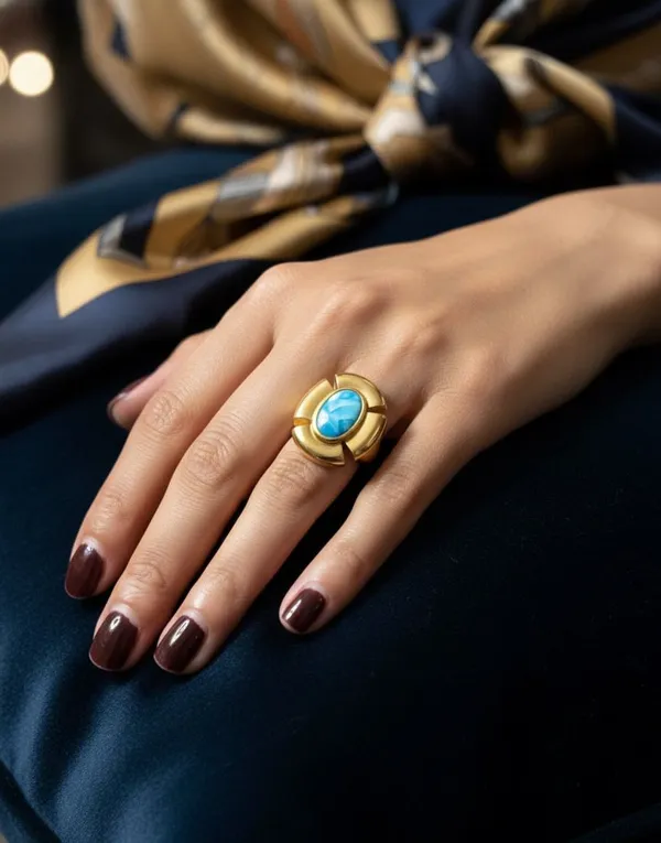Gold_Stainless_Steel_Alloy_Ring_For_Women