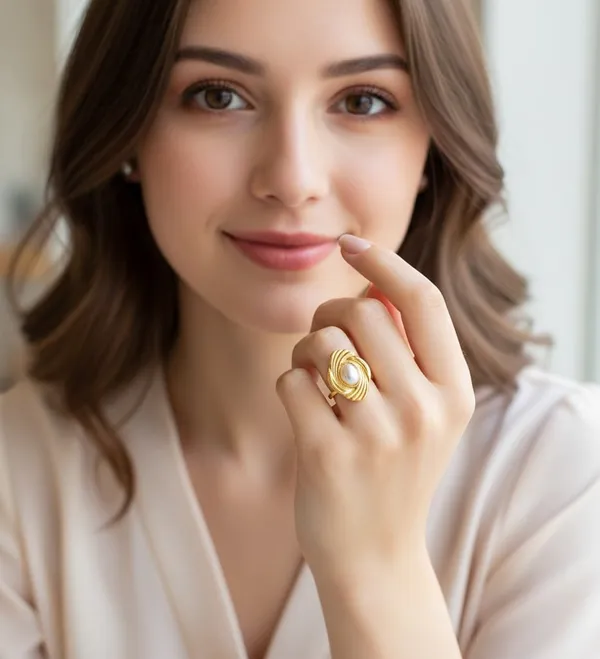 Gold_Stainless_Steel_Alloy_Ring_For_Women