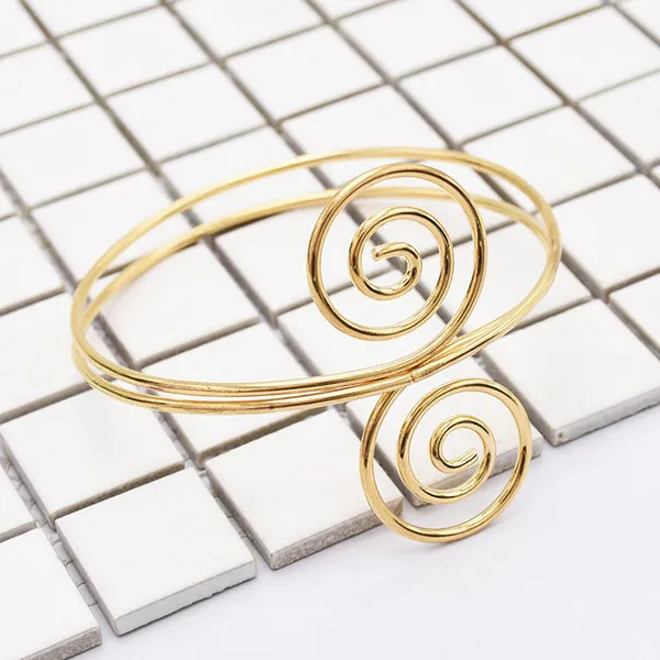 Gold_Stainless_Steel_Alloy_Armlets_For_Women