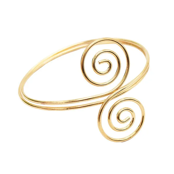 Gold_Stainless_Steel_Alloy_Armlets_For_Women