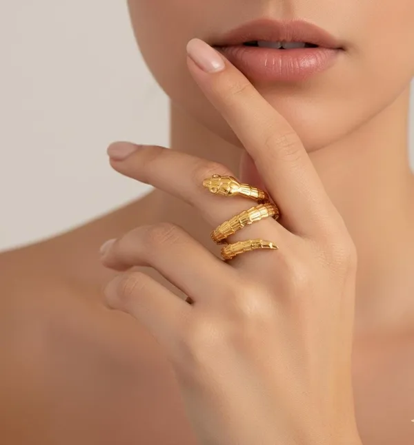 Gold_Stainless_Steel_Alloy_Ring_For_Women