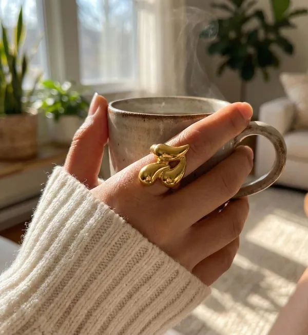 Gold_Stainless_Steel_Alloy_Ring_For_Women