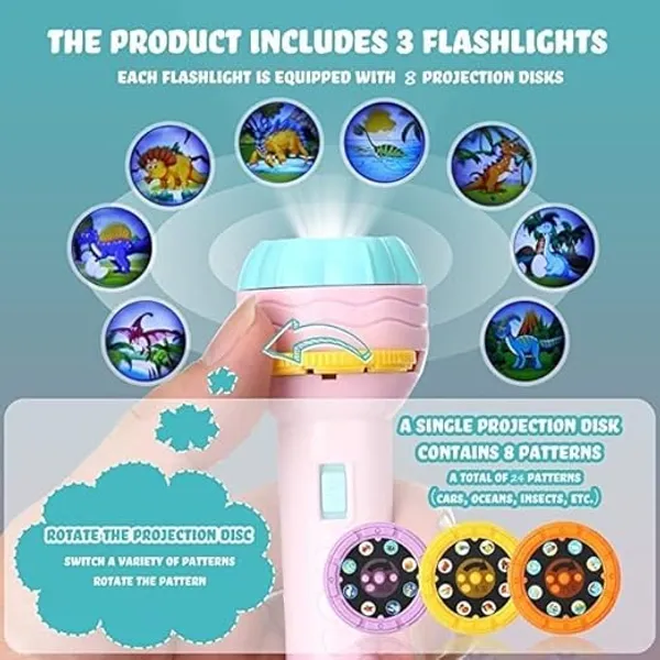Children's_Flashlight_Projector_Toy_With_Multiple_Projection_Disks