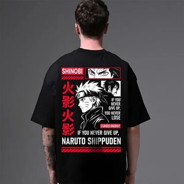 Soft_Comfortable_Naruto_Uzumaki_Anime_Oversized_T-Shirt_Black_And_Red_And_White