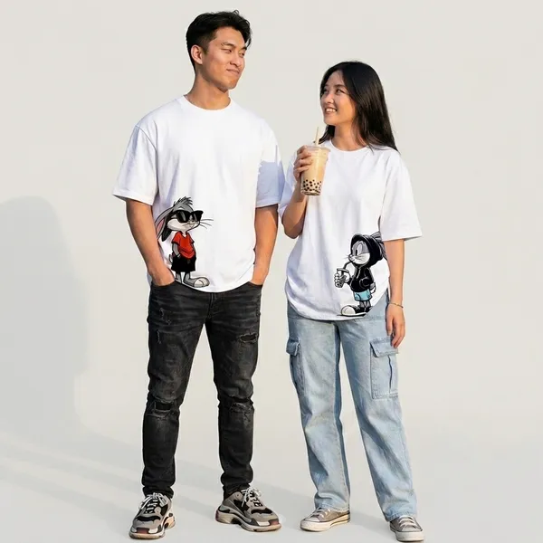 Pack_of_2_|_White_Graphic_Print_Matching_Couple_T-Shirts_