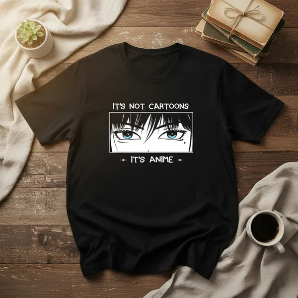 Black_French_Terry_Cotton_Anime_Graphic_Print_T-Shirt_For_Unisex
