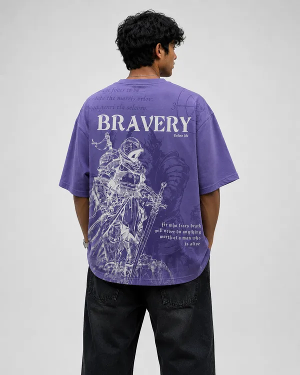 Oversized_Printed_BRAVERY_T-Shirt_For_Men
