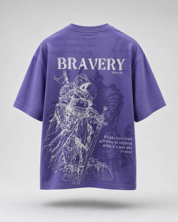 Oversized_Printed_BRAVERY_T-Shirt_For_Men