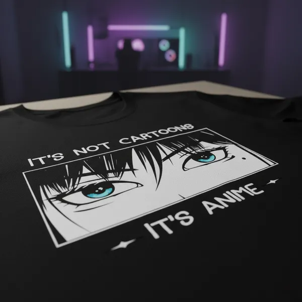 Black_French_Terry_Cotton_Anime_Graphic_Print_T-Shirt_For_Unisex