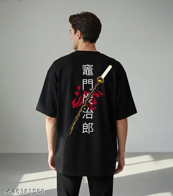 Oversized_Anime_Black_T-Shirt_For_Men