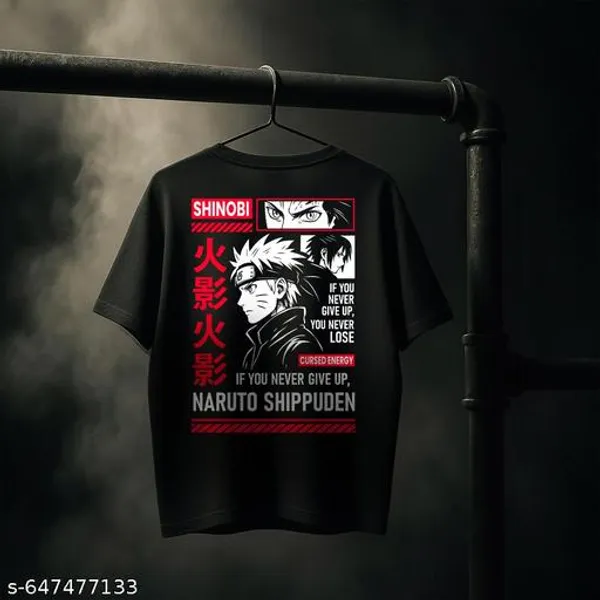 Soft_Comfortable_Naruto_Uzumaki_Anime_Oversized_T-Shirt_Black_And_Red_And_White