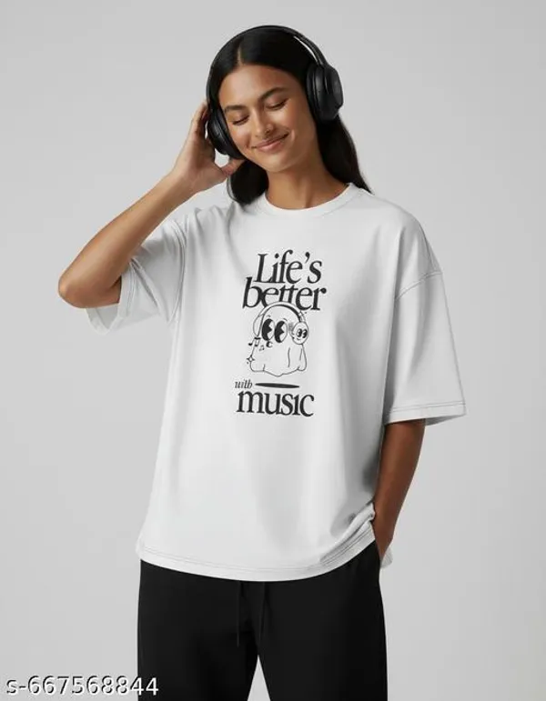 Oversized_French_Terry_Cotton_T-Shirt_Half_Sleeve_Drop_Shoulder_White_Unisex