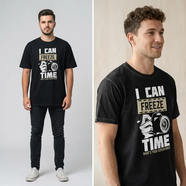 Black_Graphic_Print_Photography_T-Shirt_For_Men