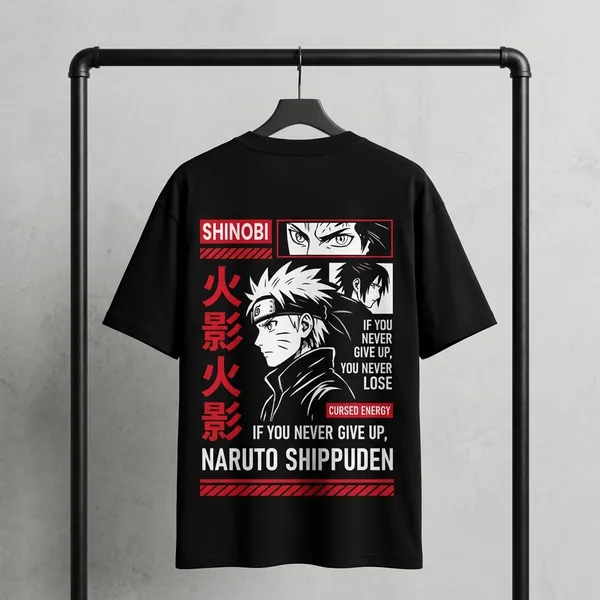 Soft_Comfortable_Naruto_Uzumaki_Anime_Oversized_T-Shirt_Black_And_Red_And_White