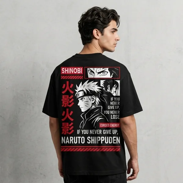 Soft_Comfortable_Naruto_Uzumaki_Anime_Oversized_T-Shirt_Black_And_Red_And_White