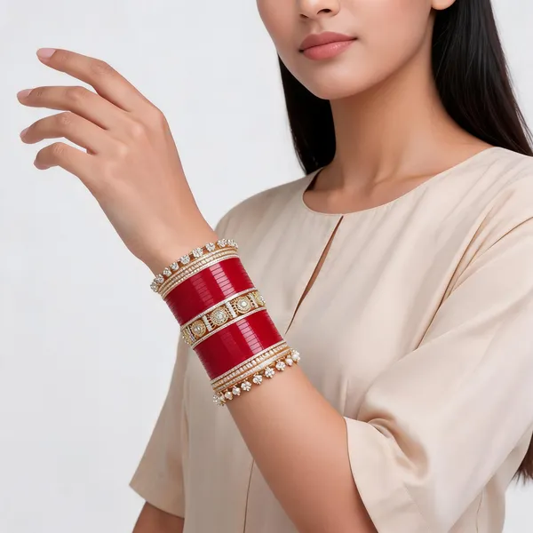 Red_Gold_Kundan_Studded_Bridal_Bangle_Set_For_Women