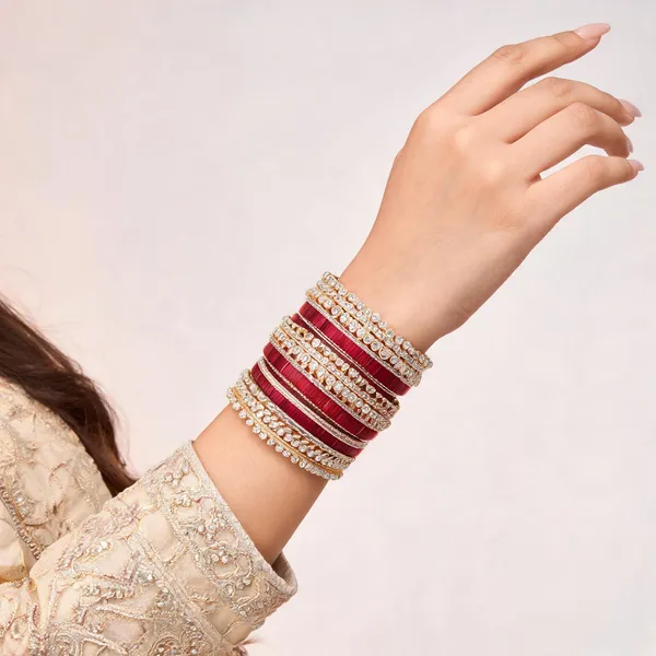 Maroon_Gold_Kundan_Stone_Studded_Bridal_Bangle_Set_For_Women