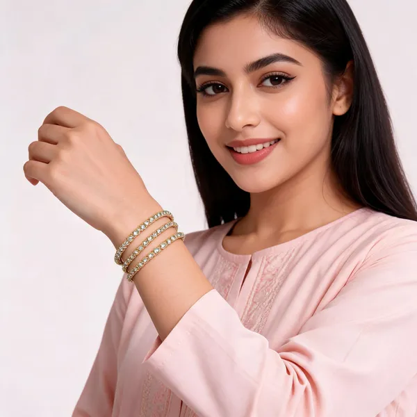 Gold_Metal_Shimmering_Stone_Studded_Bangles_For_Women