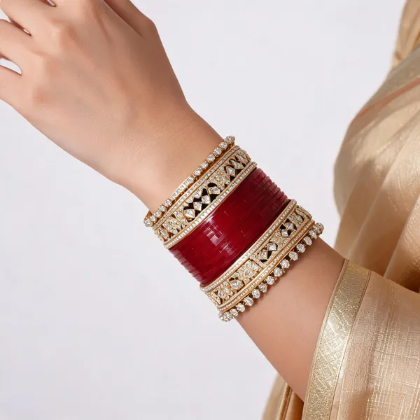 Red_Gold_Kundan_Stone_Studded_Bridal_Kada_Bangle_Set_For_Women