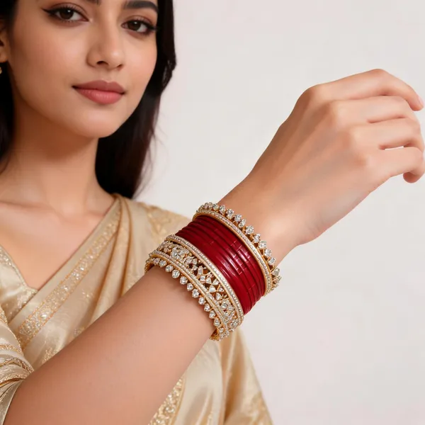 Red_Gold_Kundan_Stone_Studded_Bridal_Kada_Bangle_Set_For_Women