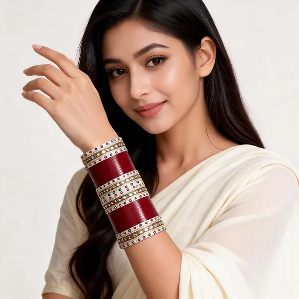 Red_Maroon_Kundan_Studded_Lacquer_Bridal_Bangle_Set_For_Women