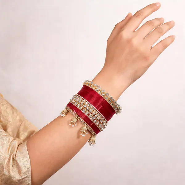 Red_Maroon_Kundan_Stone_Bridal_Chuda_Bangle_Set_With_Latkans_For_Women