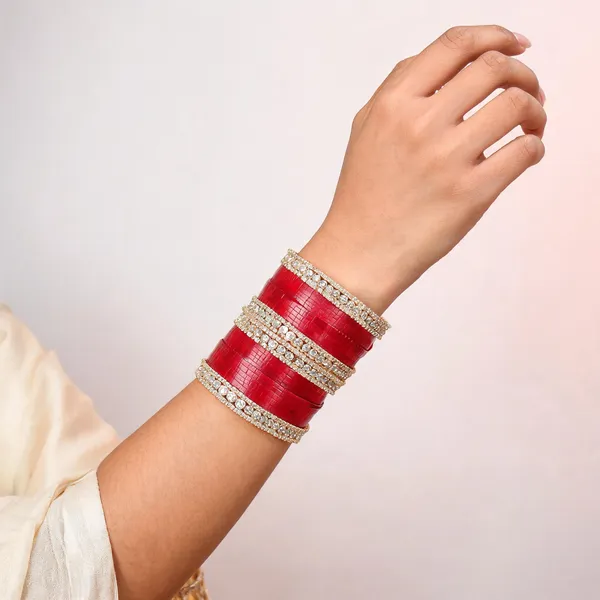 Red_Gold_Lacquer_Stone_Studded_Bridal_Chuda_Bangle_Set_For_Women