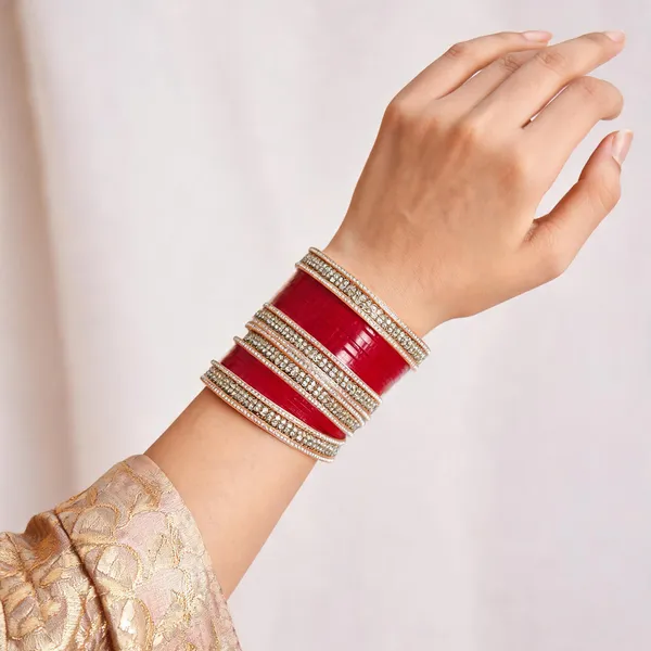 Red_Gold_Stone_Studded_Festive_Bridal_Bangle_Set_For_Women