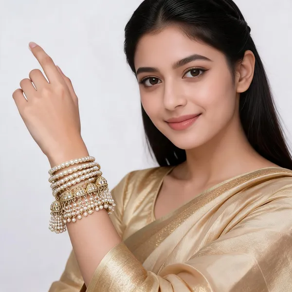 Gold_Metal_Kundan_Pearl_Bridal_Bangles_For_Women