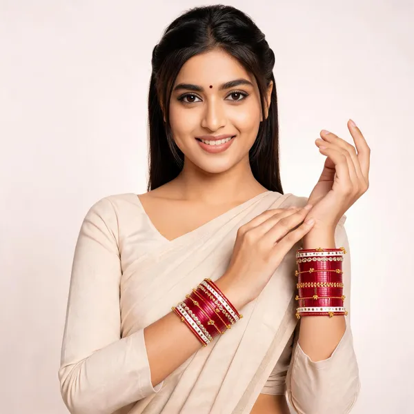 Red_Gold_Stone_Floral_Engraved_Chuda_Bridal_Bangle_Set_For_Women