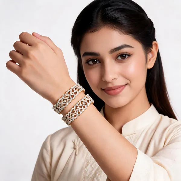 Gold_Metal_Kundan_Lattice_Marquise_Bangles_For_Women