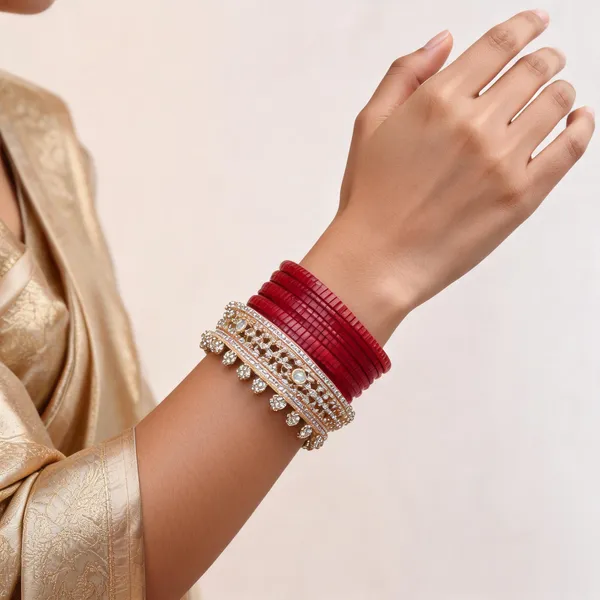 Red_Gold_Kundan_Pearl_Studded_Bridal_Chuda_Bangle_Set_For_Women