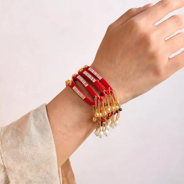 Red_Gold_Stone_Studded_Latkan_Charm_Bridal_Bangle_Set_For_Women