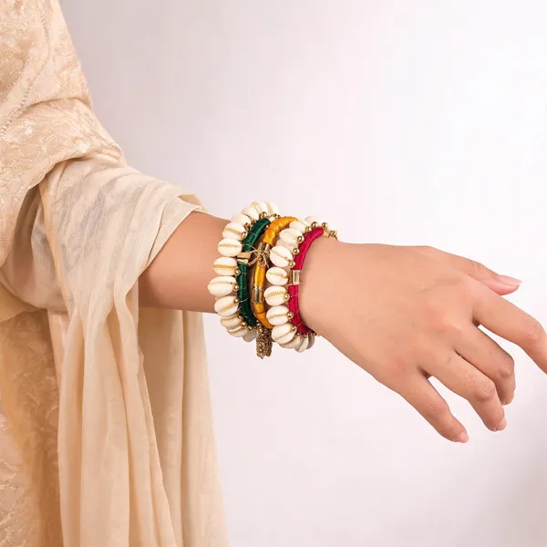 Multicolor_Shell_Beaded_Tribal_Bridal_Bangles_For_Women