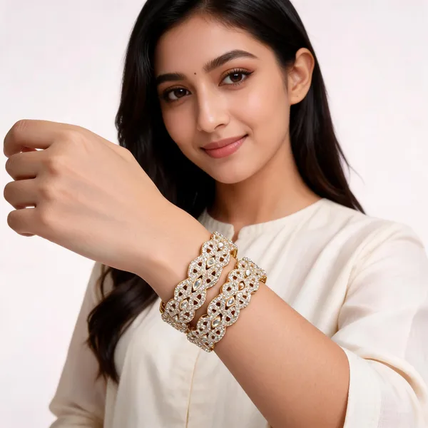 Gold_Metal_Kundan_Lattice_Stone_Studded_Bangles_For_Women