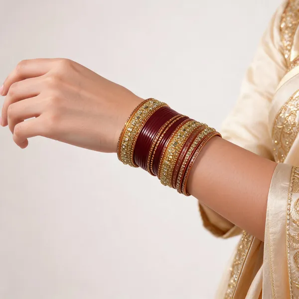 Maroon_Gold_Stone_Studded_Stacked_Bridal_Bangle_Set_For_Women