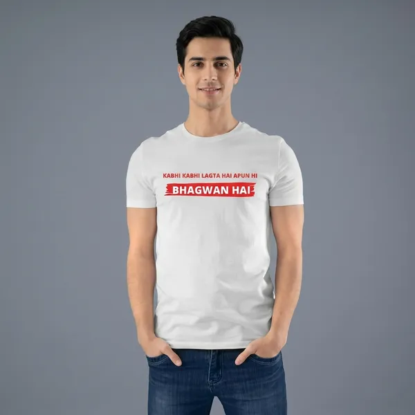 White_Pure_Cotton_Relaxed_Fit_Hindi_Graphic_T-Shirt_For_Men