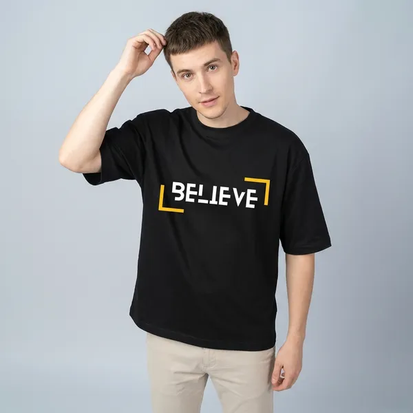 Black_Pure_Cotton__Believe_Motivational_T-Shirt_For_Men
