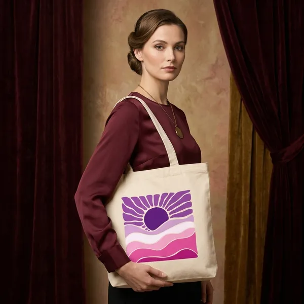 Esycarry_Elegant_Canvas_Tote_Bag_For_Women
