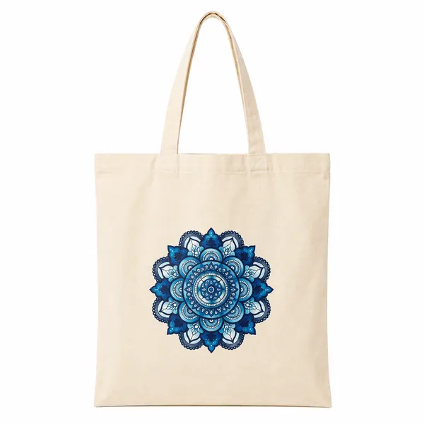 Esycarry_Beige_Women_Dtf_Printed_Tote_Bag