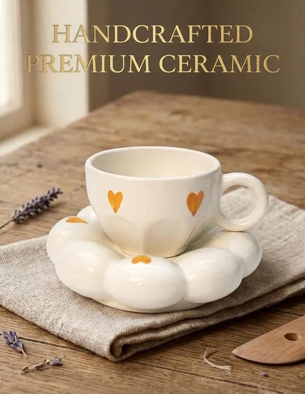 Heart_Design_Ceramic_Coffee_Mug_With_Saucer_Set_White_Aesthetic_Bubble_Cup_240_Ml_Tea_Coffee_Cup_Cute_Kawaii_Mug_For_Home_Office_Kitchen_Gift_For_Women_Coffee_Lovers_Pack_Of_1