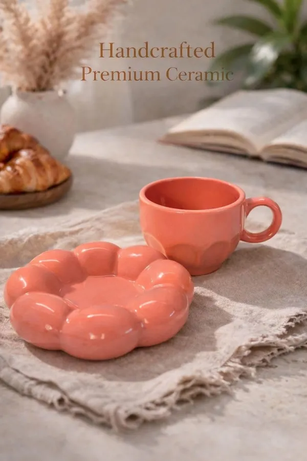 Ceramic_Bubble_Cup_Saucer_Set_Pink_200_Ml_Cute_Aesthetic_Coffee_Mug_With_Plate_Premium_Handcrafted_Tea_Cup_Gift_For_Birthday_Anniversary_Wedding_Home_Kitchen_Decor_Mug_Set