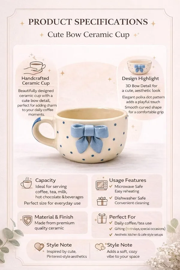 Handmade_Ceramic_Coffee_Mug_With_Blue_Bow_Design_220_Ml_Cute_Aesthetic_Tea_Milk_Mug_Gift_For_Best_Friend_Girls_Women_Cold_Coffee_Green_Tea_Cup_Birthday_Gift_Home_Office_Use