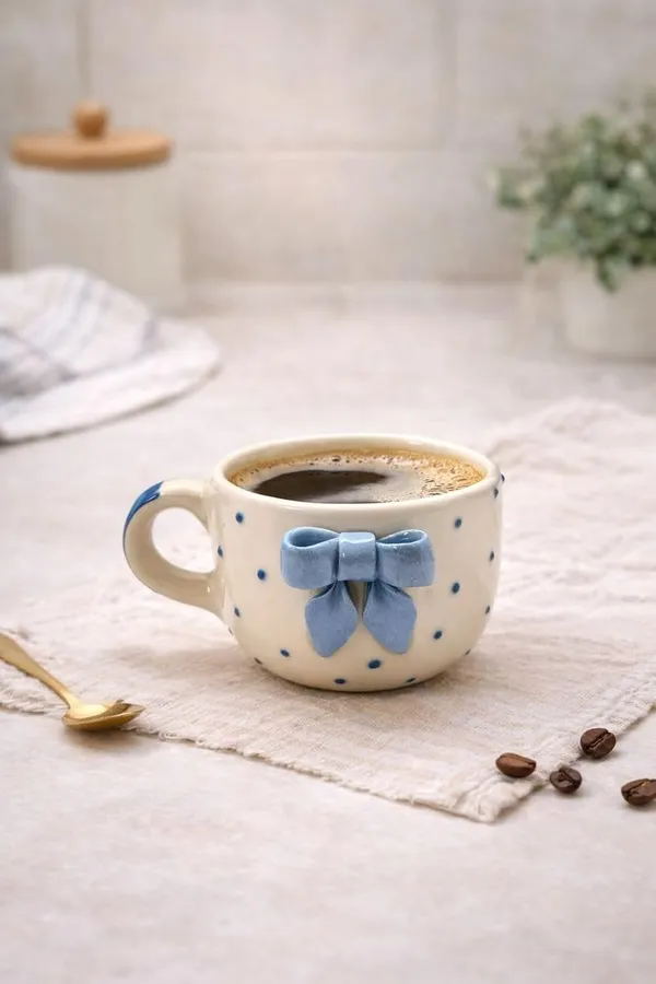 Handmade_Ceramic_Coffee_Mug_With_Blue_Bow_Design_220_Ml_Cute_Aesthetic_Tea_Milk_Mug_Gift_For_Best_Friend_Girls_Women_Cold_Coffee_Green_Tea_Cup_Birthday_Gift_Home_Office_Use