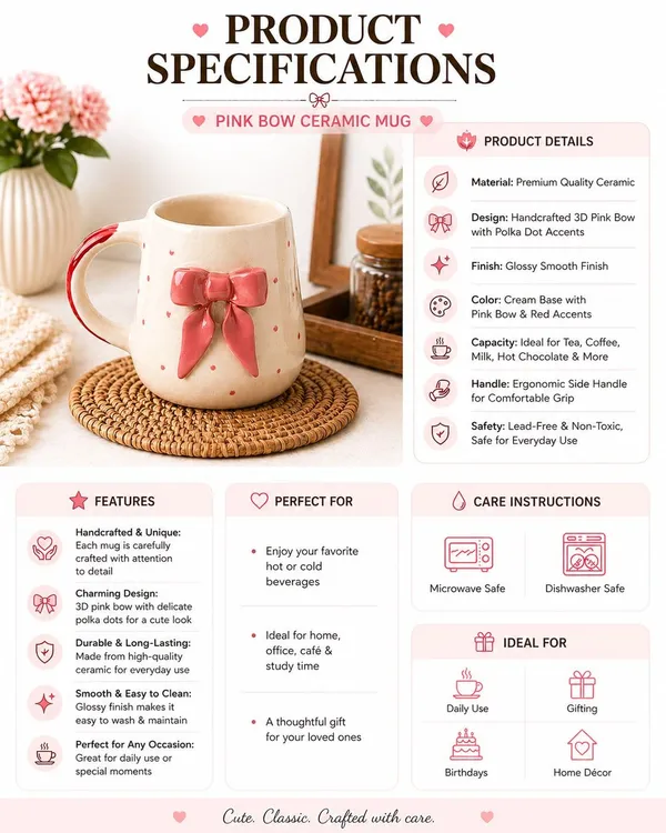 Ceramic_Coffee_Mug_Pink_3d_Bow_Design_Polka_Dot_350_400_Ml_For_Tea_Milk_And_Hot_Chocolate_Aesthetic_Gift_For_Girls_Women_And_Kids