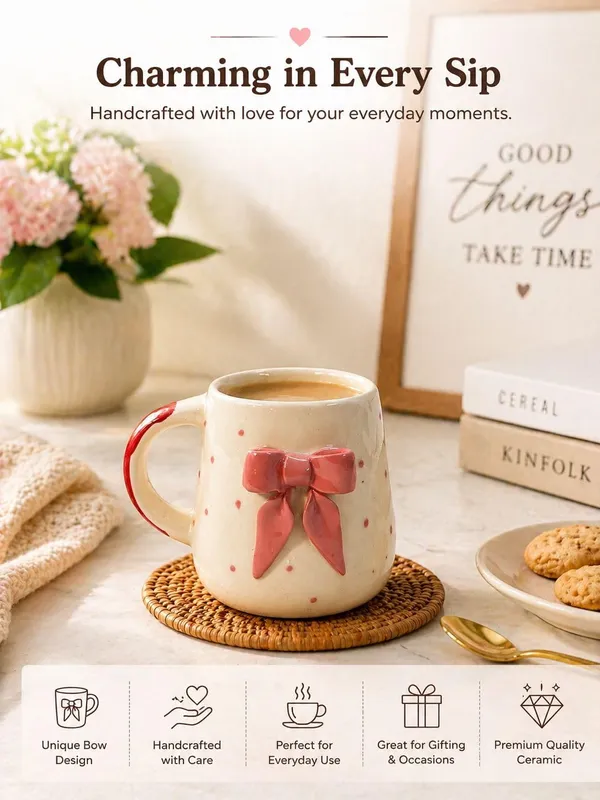 Ceramic_Coffee_Mug_Pink_3d_Bow_Design_Polka_Dot_350_400_Ml_For_Tea_Milk_And_Hot_Chocolate_Aesthetic_Gift_For_Girls_Women_And_Kids