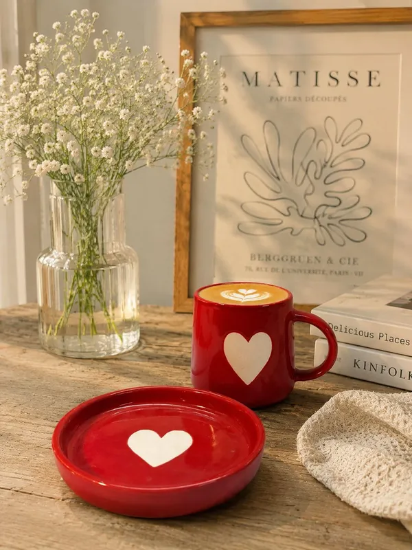 Ceramic_Coffee_Mug_With_Saucer_250ml_Red_Heart_Design_Glossy_Finish_For_Cappuccino_Latte_Milk_Gift_For_Girls_And_Couples